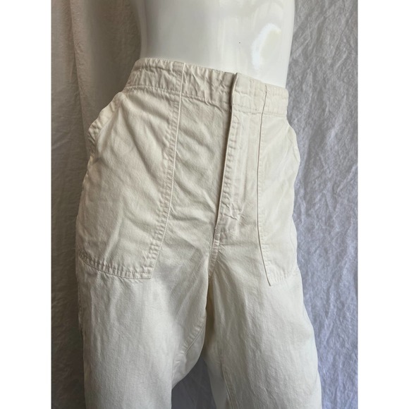 White J. Crew High Waist Cargo Style Capris - Picture 7 of 8